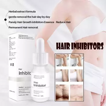 10 мл эссенции, ингибирующей рост волос, мягко восстанавливающей и подавляющей рост волос One Size белый
