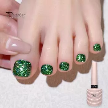 10 мл блестящий лак для ногтей с блестящими красочными стразами для домашнего салона DIY маникюр жидкий гель-лак для дизайна ногтей для женщин и девочек подарок на день рождения C