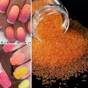 10 мл бусины для дизайна ногтей без отверстий, тонкая текстура, яркая цветная паста, легко пузырчатые стеклянные бусины, самодельные подвески для ногтей для маникюрного салона D