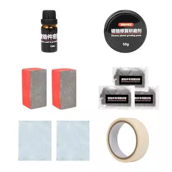10 мл Chrome Strip Restorer Car Chrome Repair Agent для технического обслуживания и очистки автомобиля
