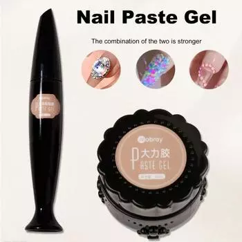10 мл гель-паста для ногтей, быстросохнущий, несмываемый, нераздражающий уплотнительный слой, гель, многофункциональный укрепляющий клей для женщин B