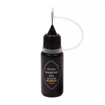 10 мл клей для дизайна ногтей сильная липкость водостойкие украшения со стразами не вытираемый жидкий клей для ногтей