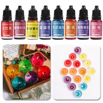 10 мл краситель для свечей, герметичный, высокая концентрация, отличная насыщенность, художественный, хорошая герметичность, мыло, краситель для свечей, изготовление поделок светло-синий