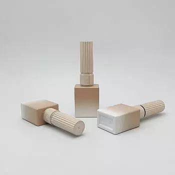 10 мл квадратный клей для ногтей, пустая бутылка, градиент цвета, бутылка для лака для ногтей, бутылка для клея для ногтей с кисточкой