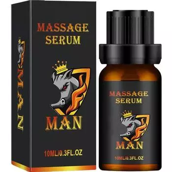 10 мл Мужское масло для ухода за телом Мужское масло для ухода за телом Выносливость Жизненная сила Внешний массажный уход One Size
