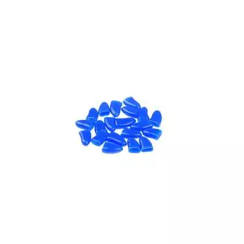 10 мл накладки на ногти для домашних животных, накладки на кошачьи ногти, накладки на ногти для собак, накладки для кошек, против царапин, 20 шт., без клея L синий