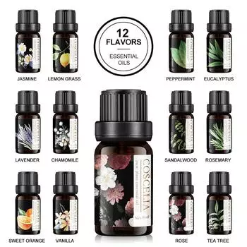 10 мл натуральное растительное эфирное масло, освежающее воздух, чистые эфирные масла, освежитель, парфюмерное ароматическое масло