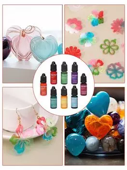 10 мл пигмент эпоксидной смолы жидкий краситель краситель DIY УФ эпоксидная смола формы ювелирные изделия аксессуары краситель пигмент