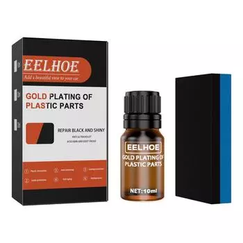 10 мл Пластиковый Восстановитель Освежитель с Губкой Авто Пластиковое Покрытие Кристаллическая Жидкость