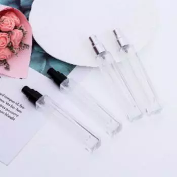 10 мл полезный многофункциональный экономящий место флакон для духов стеклянный жидкий пустой для домашнего хозяйства серебряный