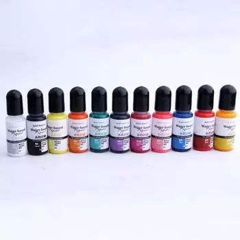 10 мл полезный превосходный насыщенный DIY небольшой мини-гипсовый художественный пигмент жидкий цветной краситель для дома чёрный