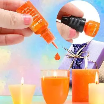 10 мл практичный высококонцентрированный краситель для свечей, безопасные ингредиенты, жидкое мыло, краситель для бытового пигмента