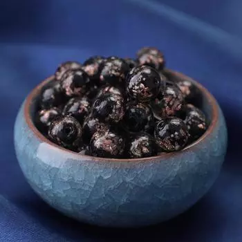 10 мм 10 шт./пакет антикварные аксессуары глазурованные песочные светящиеся стеклянные бусины для изготовления ювелирных изделий своими руками чёрный