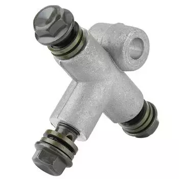 10 мм Дюрит Фрейн мото гидравлический трубогиб мотоцикл ATV гидравлический 3-ходовой тормозной масляный шланг адаптер трубная муфта тройник темно серый