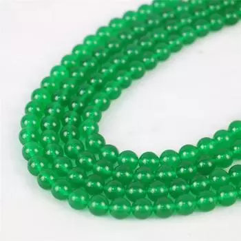 10 мм круглые зеленые малайские нефриты халцедоновый камень свободные бусины для женщин и девочек для изготовления ювелирных изделий дизайн DIY Запчасти натуральные аксессуары 10mm