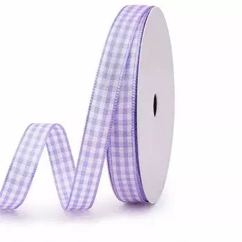 10 мм лента для украшения свадебных конфет, декоративная тесьма, вязаная клетчатая лента, подарочная упаковочная лента, цветная клетчатая лента 4,5 м
