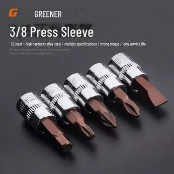 10 мм пневматический шестигранный ключ-отвертка Green Forest 3/8-T27X50