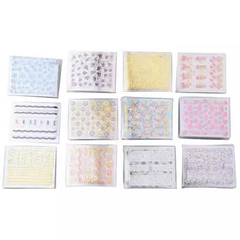 10 модных наклеек для ногтей с наклейками своими руками, смешанными с украшением ногтей