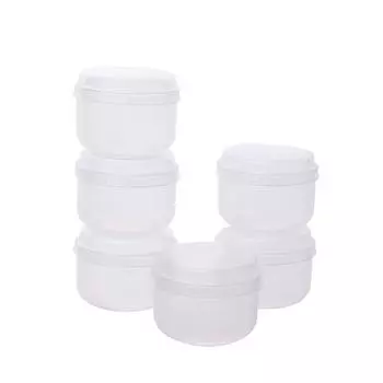 10 наборов пищевых контейнеров японская карамель мини мерная кружка термостойкие прозрачные пластиковые контейнеры для приправ