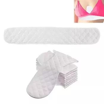 10 Накладок для бюстгальтера, Впитывающие пот накладки для груди, Многоразовые защитные накладки One Size