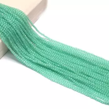 10 ниток, бусины из натурального камня Energy Spinel, 3 мм, круглые зеленые бусины-разделители для самостоятельного изготовления украшений. Подарок на День Святого Патрика Рукоделие 38см 10String/38cm зелёный