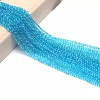 10 ниток, бусины из натурального камня светло-голубой шпинели 3 мм круглые свободные разделительные бусины для самостоятельного изготовления ювелирных изделий, ожерелья, браслета на лодыжку, аксессуары, принадлежности 38 см 10String/38cm светло-синий