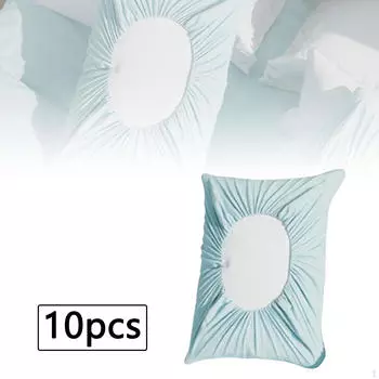 10 одноразовых наволочек 32x20 дюймов для гостиничных и домашних постельных принадлежностей синий