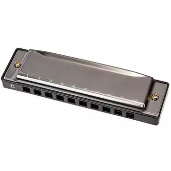 10 отверстий C Key Harmonica для начинающих студентов Портативная губная гармошка Маленький духовой инструмент