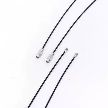 10 Pack Stainless Wire Keychain Cable 6 Inch1.5mm Stainless Steel Key Ring Loop Keychain ID Tags