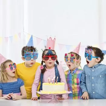 10 пар солнцезащитных очков для вечеринки по случаю дня рождения, забавные солнцезащитные очки Po Props 10pcs