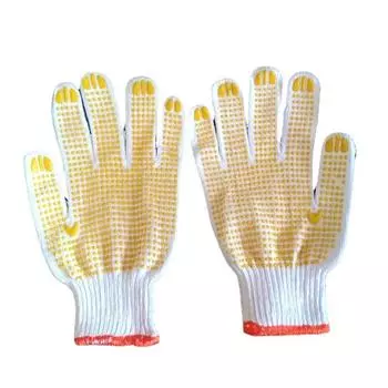 10 пар больших/острых резиновых перчаток/нескользящих перчаток/рабочих перчаток/износостойких перчаток/перчаток из хлопчатобумажной пряжи/перчаток из ПВХ Default item