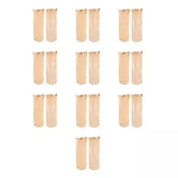 10 пар черных телесных цветочных шелковых носков с цветочным принтом, нескользящие носки-трубы для женщин, лето nude 10pairs