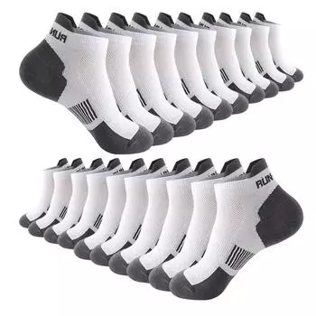 10 пар цветных мужских спортивных коротких носков, впитывающих пот, дышащих, мужских летних сетчатых тонких повседневных носков до щиколотки для мужчин, подарок 39-44