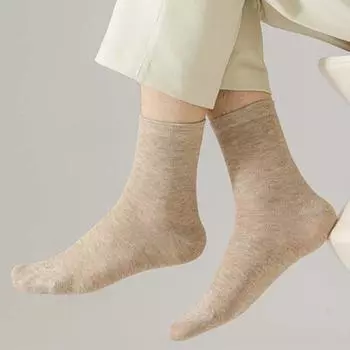 10 пар дышащих мужских спортивных носков, чулочно-носочные изделия, мужские хлопковые носки, модные носки средней длины для бега 10Pairs