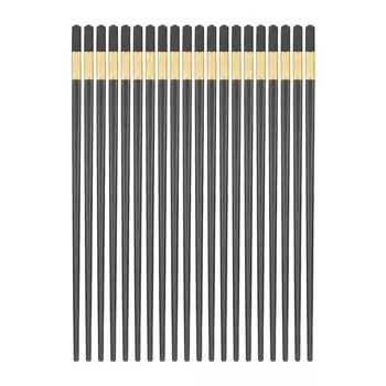 10 пар китайских палочек для еды 9,5-дюймовые палочки для еды из стекловолокна многоразовые палочки для еды, пригодные для мытья в посудомоечной машине