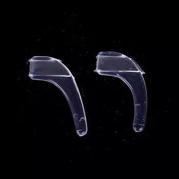 10 пар/лот, простой в использовании силиконовый уличный инструмент, противоскользящий крючок для ушей, очки, одежда для глаз прозрачный