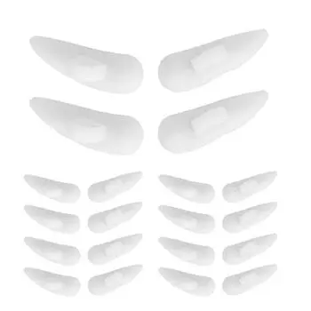 10 пар молоткообразных подушечек для пальцев ног SEBS корректор среднего пальца ноги одно отверстие для взрослых белый белый
