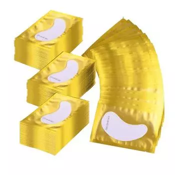 10 пар наращивания ресниц под подушечки для глаз бумажные патчи розовые безворсовые наклейки накладные ресницы белый