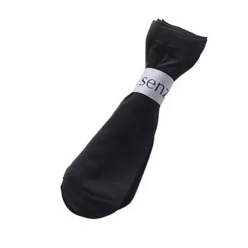 10 пар нейлоновых женских невидимых носков, ультратонкие, из кристального шелка, прозрачные носки, весна 10Pairs Black