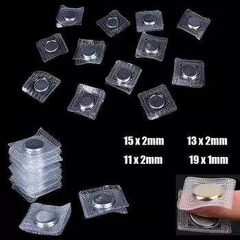 10 пар невидимых скрытых пришивных магнитных застежек для сумок, одежды 11X2MM