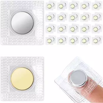 10 пар невидимых скрытых пришивных магнитных застежек для сумок, одежды 11X2MM