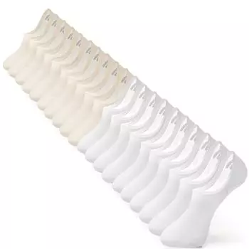 10 пар носков-невидимок женских и мужских, короткие носки до щиколотки с низким вырезом для бега, оригинальные повседневные хлопковые носки-подследники, не скользящие S (EU35-38)