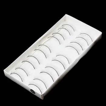 10 пар профессиональных высококачественных волокон для обучения макияжу глаз, многоразовые наращивание ресниц