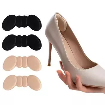 10 пар противоскользящих наклеек на пятки для женской обуви, стельки для высоких каблуков, спортивная обувь, дышащие, впитывающие пот защитные накладки на пятки 10 pcs