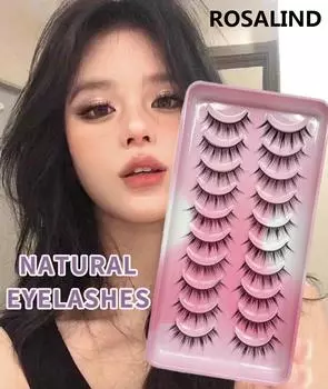 10 пар ресниц кошачий глаз Natura длинные полные полоски ресницы инструменты для макияжа наращивание искусственные ресницы Maquiagem накладные ресницы