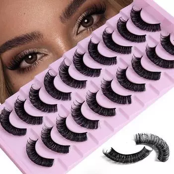 10 пар ресниц, накладные ресницы, русские полоски, накладные ресницы, накладные ресницы для глаз Biche, наращивание ресниц 10 pairs