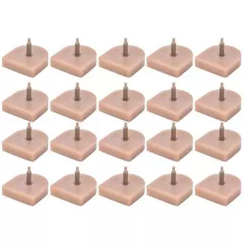 10 пар сменных насадок на каблуки, аксессуары для ремонта обуви 613 бежевый 19 x 20,5