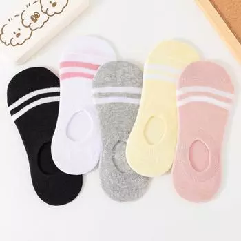 10 пар женских цветных хлопковых носков до щиколотки, японские кавайные милые однотонные дышащие сетчатые летние повседневные спортивные носки-лодочки One Size(EU 35-40)