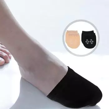 10 пар женских носков с полупальцами, бесшовные носки-мюли с захватом, нейлон для женских мюлей 9.00X7.50X0.35CM