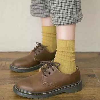 10 пар зимних носков, утолщенные плюшевые носки средней длины с высокой эластичностью и вышивкой в виде сердца